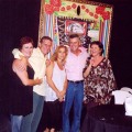 Cristina, Felipe, Suzana Mares, Rodrigo e Ana Jaqueline